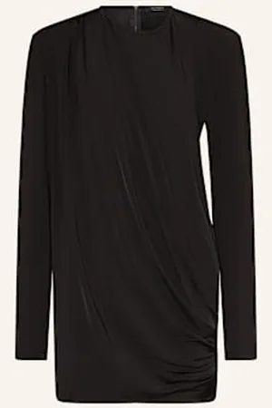AllSaints Sukienka Z Dżerseju Devin schwarz