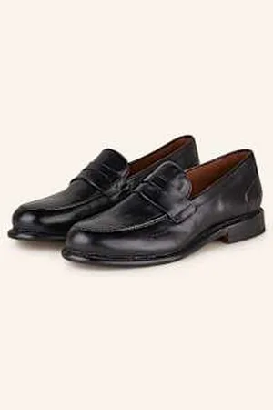 Cordwainer Penny Loafers schwarz