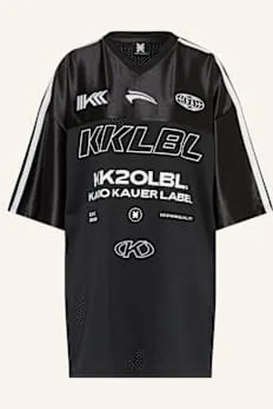 Karo Kauer T-Shirt Z Mieszanki Materiałów schwarz