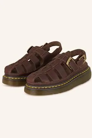 Dr. Martens Sandały Na Platformie Wrenlie braun