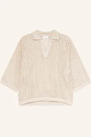 DARLING HARBOUR Sweter Z Lnu beige