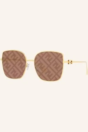 Fendi Okulary Przeciwsłoneczne fn000580 gold