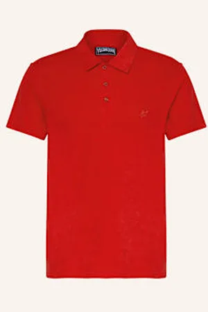 Vilebrequin Koszulka Polo Z Materiału Frotte Phoenix aq100 rot