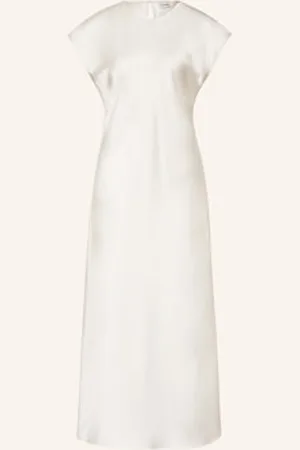 Calvin Klein Sukienka Satynowa weiss