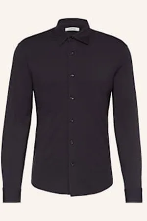 Sandro Koszula Z Dżerseju Extra Slim Fit blau