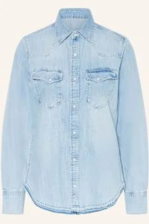 True Religion Bluzka Jeansowa blau