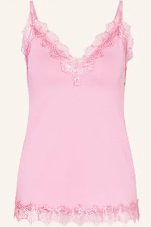 Rosemunde Top Billie Z Koronkowym Obszyciem rosa