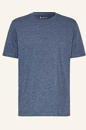 Knowledge Cotton Apparal T-Shirt blau