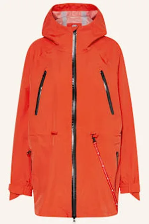 adidas Parka Przeciwdeszczowa Oversize True Nature Rain rot