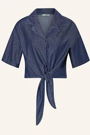 Herrlicher Bluzka Jeansowa Elonie blau