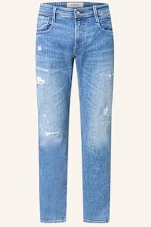 Replay Jeansy Slim Fit blau