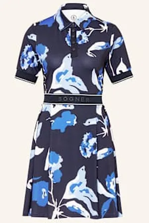 Bogner Sukienka Polo Linny blau