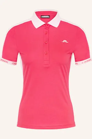 J Lindeberg Funkcyjna Koszulka Polo rot