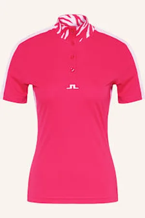 J Lindeberg Funkcyjna Koszulka Polo rot