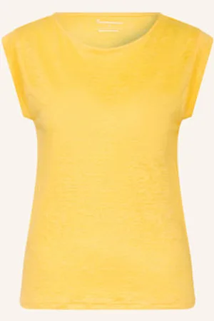 Knowledge Cotton Apparal Top Z Lnu gelb