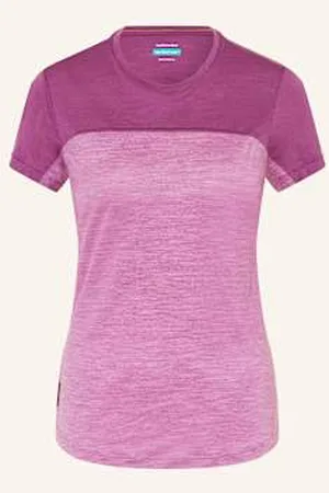 Icebreaker T-Shirt Merino Cool-Lite™ Sphere Iii Z Dodatkiem Wełny Merino lila