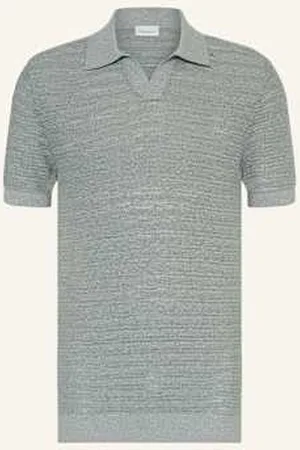 Profuomo Koszulka Polo Z Dzianiny Regular Fit gruen