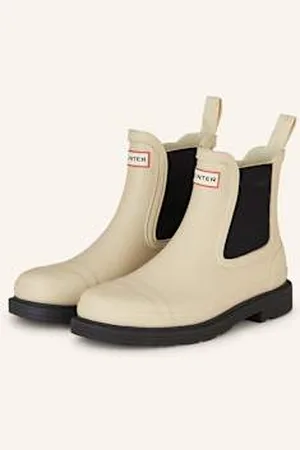 Hunter Botki Chelsea Commando beige
