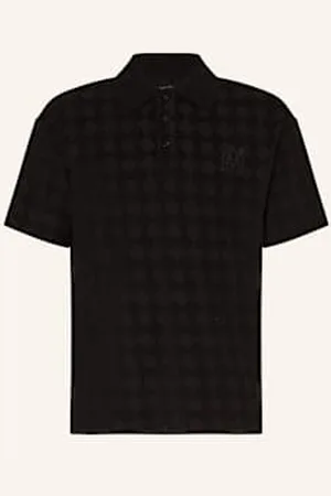 AMIRI Koszulka Polo Z Materiału Frotte schwarz