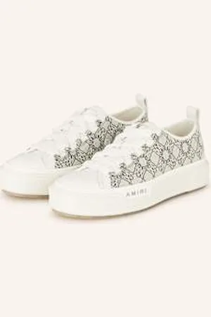AMIRI Sneakersy Ma Quad Jacquard Court Low weiss