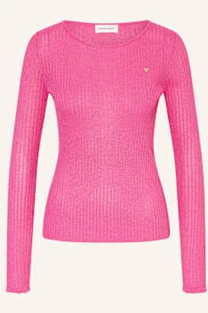 Fabienne Chapot Sweter Gemma Z Błyszczącą Przędzą pink