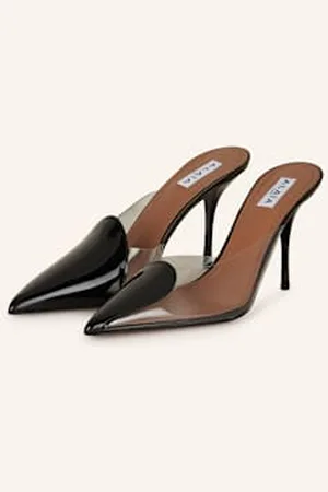 Alaïa Alaïa Klapki Typu Mules Cœur Abstrait schwarz
