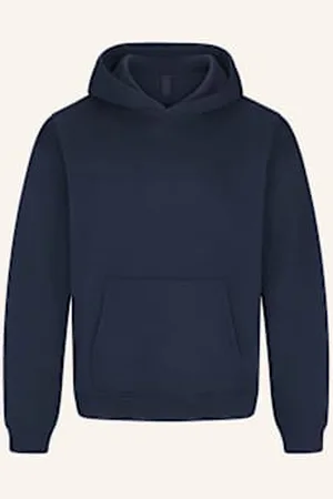SKIMS Bluza Z Kapturem Rekreacyjna Fleece Lounge blau