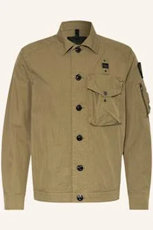 Blauer Bluzon gruen