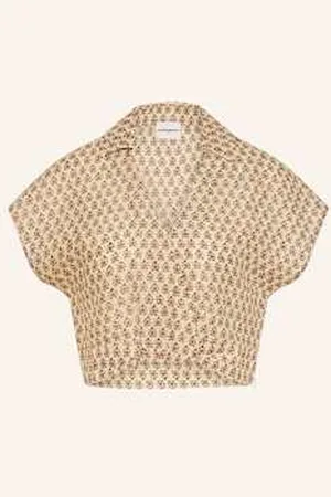 Claudie Pierlot Krótka Bluzka beige
