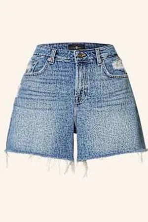 7 for all Mankind Szorty Jeansowe Monroe blau