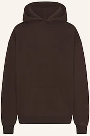 SKIMS Bluza Z Kapturem Rekreacyjna Boyfriend Fleece braun