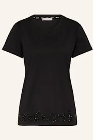 Liu Jo T-Shirt Z Obszyciem Ozdobnymi Kamykami schwarz