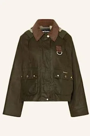 Barbour Kurtka Polowa Erma Z Odpinanym Kapturem gruen