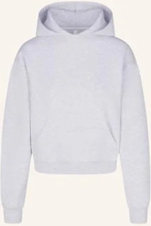 SKIMS Rekreacyjna Bluza Z Kapturem Cotton-Fleece grau