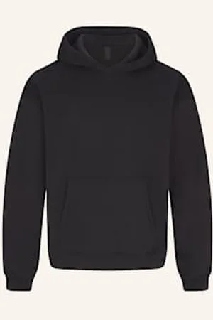 SKIMS Bluza Z Kapturem Rekreacyjna Fleece Lounge schwarz