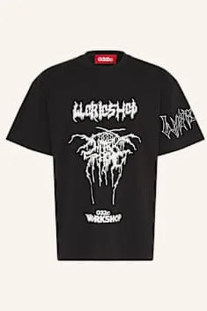 032c T-Shirt Armour schwarz
