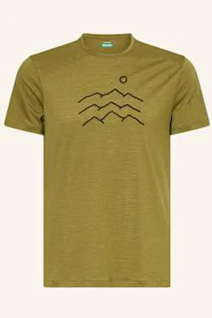 Icebreaker T-Shirt Merinomix 125 Cool-Lite™ Sphere Z Wełną Merino gruen