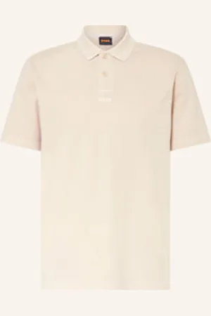HUGO BOSS Koszulka Polo Z Piki Pe_Dye beige