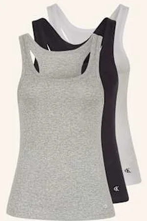 Calvin Klein Top, 3 Szt. 100% Cotton schwarz