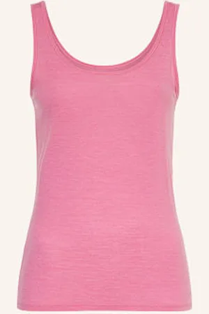 Icebreaker Top, Bielizna Funkcyjna Siren Z Wełny Merino pink