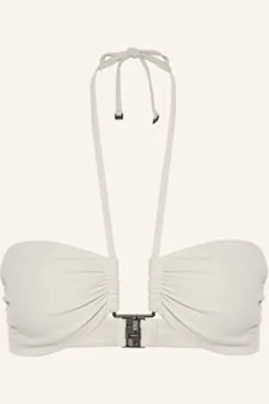 Calvin Klein Góra Od Bikini Bandeau Ck Wire weiss