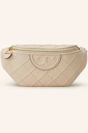 Tory Burch Saszetka Biodrówka Fleming beige