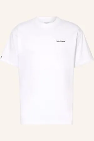 Salomon Koszulka Do Biegania Chest Logo Rx weiss