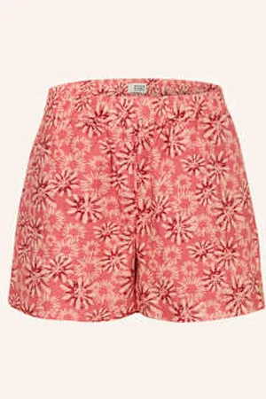 Scotch&Soda Szorty Z Dodatkiem Lnu rot