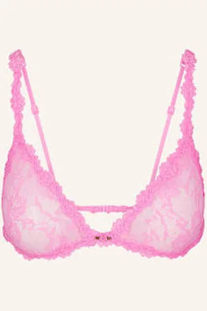 SKIMS Biustonosz Trójkątny Stretch Lace rosa