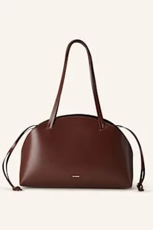 Jil Sander Torba Na Ramię Curve Medium braun