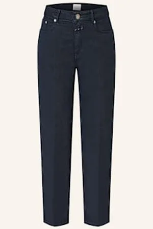 Closed Jeansy 7/8 Milo Z Dodatkiem Lnu blau