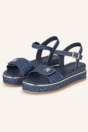 Tommy Hilfiger Sandały Na Platformie blau