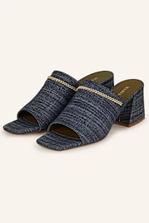 Maria Luca Klapki Typu Mules Messalina blau