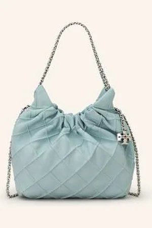 Tory Burch Torba Worek Fleming blau